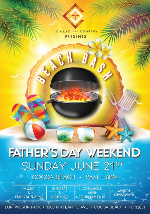 Beach Bash Father's Day Weekend flyer