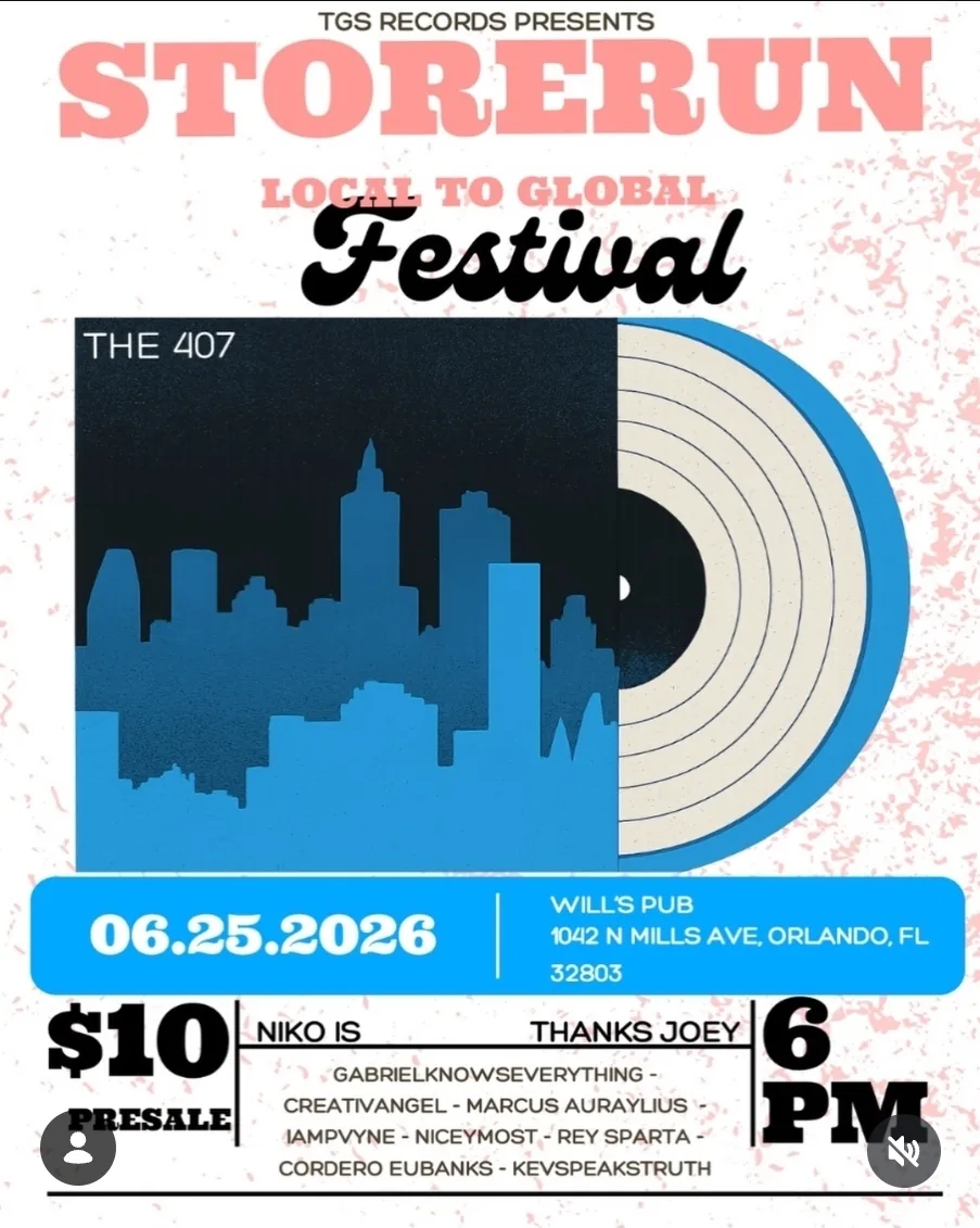 Storerun Local to Global Festival flyer